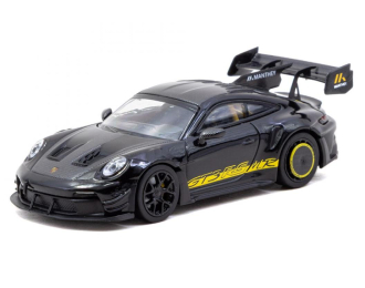 PORSCHE GT3RS (992.1) MR (2026), black / yellow