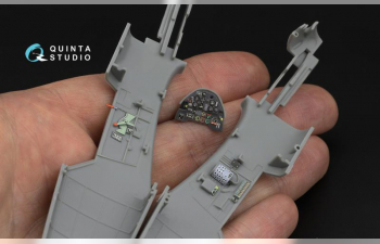 3D Декаль интерьера кабины Bf 109E-3/4 (HobbyBoss)