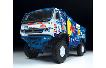 Сборная модель Российский гоночный грузовик 4х4 КАМАЗ 43509