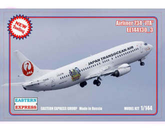 Сборная модель Авиалайнер 737-400  Japan Transocean Air