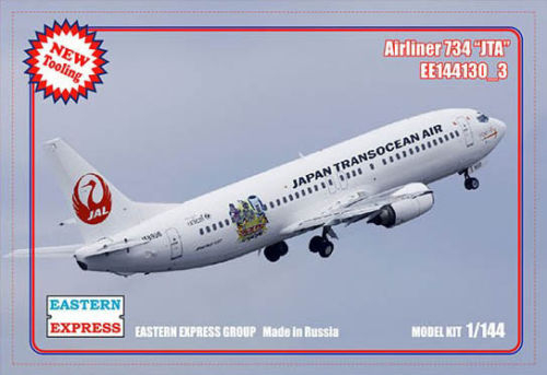 Сборная модель Авиалайнер 737-400 Japan Transocean Air
