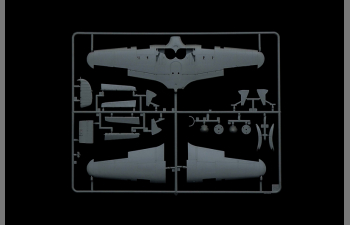 Сборная модель HAWKER Hurricane Mkiic Military Airplane 1941