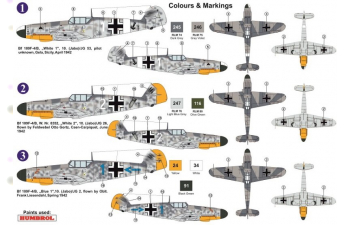 Сборная модель Messerschmitt Bf-109F-4/B