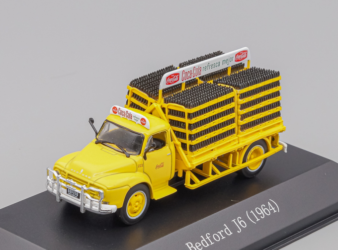 BEDFORD J6 Truck With Bottle Coca-cola 1964, yellow