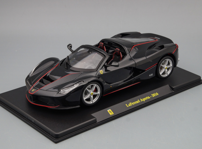 FERRARI Laferrari Aperta Spider (2016) - Con Vetrina - With Showcase, Black Met