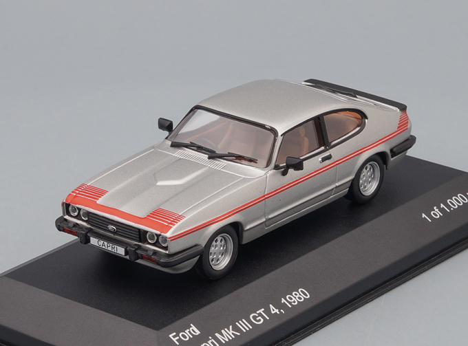 FORD Capri III GT4 (1980), silver/red