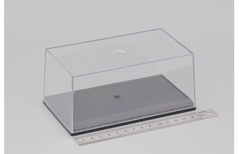 Бокс черный подиум "в клетку" (155 х 90 х 70 мм)