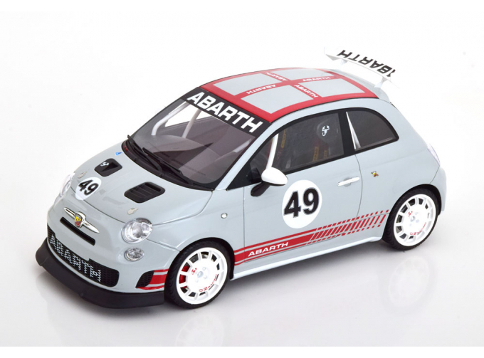 FIAT Abarth 500 Asetto Corse Presentation (2022), grey red white