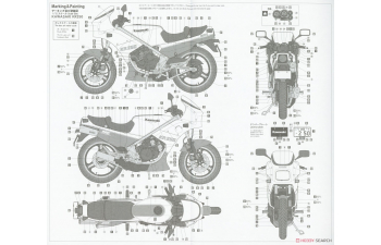 Сборная модель Мотоцикл KAWASAKI KR250 (KR250A) (Limited Edition)