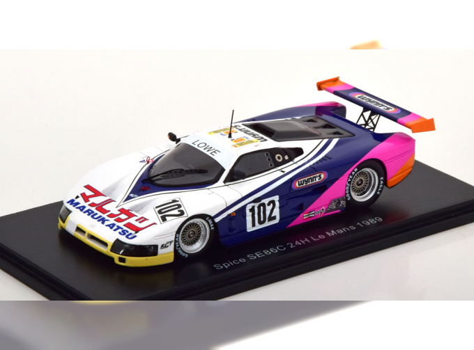 SPICE SE86C No 102  24h Le Mans, Hotchkis/Hotchkis/Jones (1989)