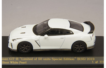 NISSAN GT-R *Limited of 50 units Special Edition* (R35) (2019), brilliant white pearl 