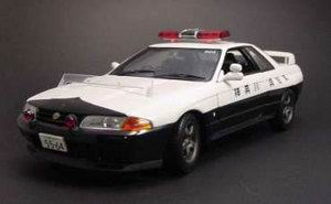 NISSAN SKYLINE GTR R32 KANAGAWA POLICE, white