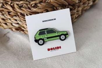 Значок Pin Fiat Panda 4x4, mint green