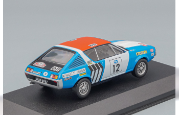 RENAULT 17 Gordini #12 Rally Regardless 1974, blue / red