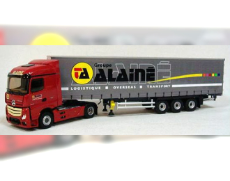 MERCEDES-BENZ Actros MP4 Streamspace "ALAINE" (2015), red / grey