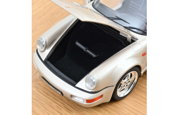 PORSCHE 911 964 Turbo LOOK Cabriolet (1992), silver