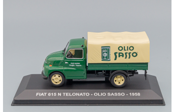 FIAT 615N Telonato "OLIO SASSO" (1958), green / beige