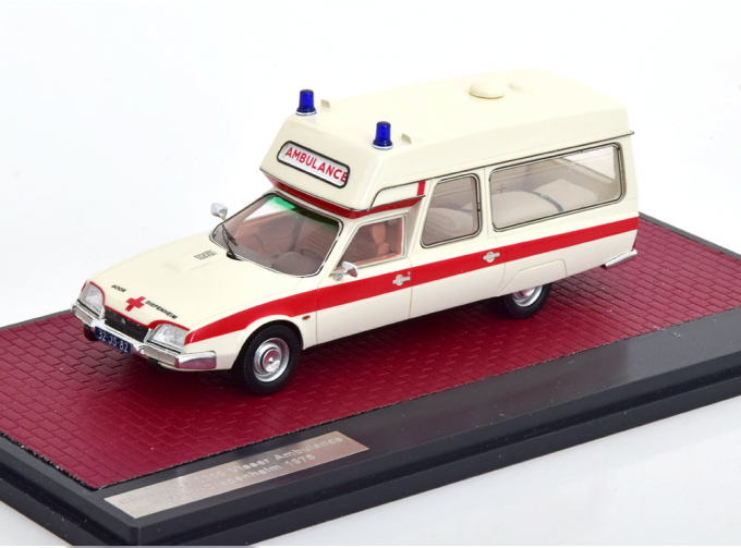 CITROEN CX 2000 Visser Ambulance (1975), white red