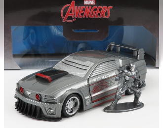 FORD Mustang Coupe 2006 With War Machine Figure, Grey
