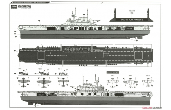 Сборная модель Флот  USS Yorktown CV-5 The Battle of Midway 80th anniversary