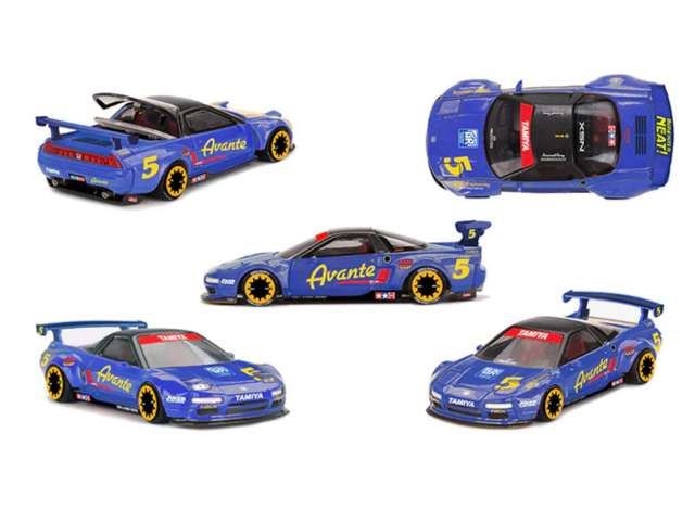 Honda NSX TAMIYA x KAIDO HOUSE*AVANTE* V1, blue/yellow