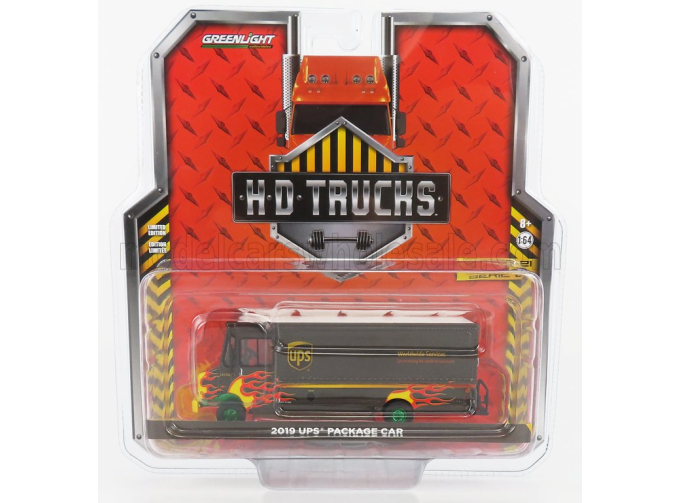 Truck United Parcel Service Ups (2019) - Green Wheels, Black