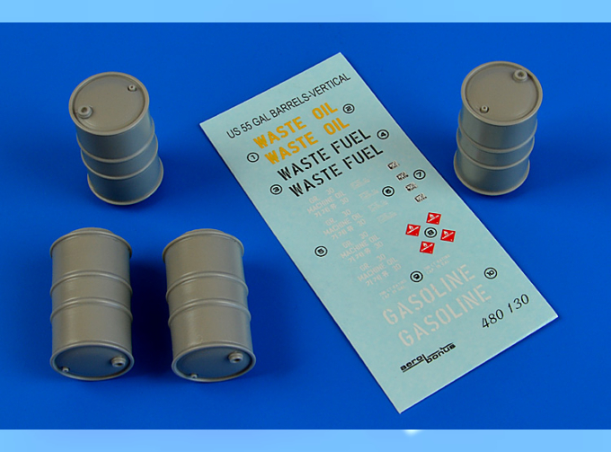 Набор дополнений US 55 gallon barrels (vertical position)