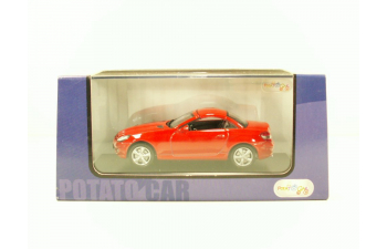 MERCEDES-BENZ SLK350 hard top, High Speed 1:43, red