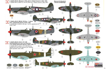 Сборная модель Supermarine Spitfire Mk.IX 'Spitfire Stars'