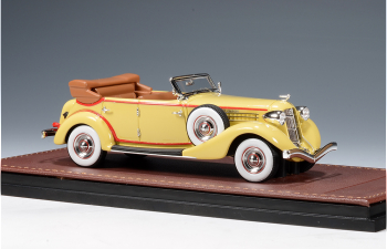 AUBURN 851 SuperCharged Phaeton (открытый) 1935 Yellow