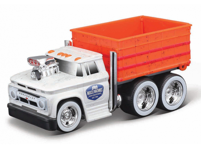 CHEVROLET C-60 Grain Truck 3-assi Custom (1966), White Orange