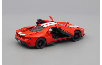 FORD GT (2017), red / white