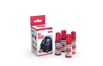 Набор акриловых красок QUICK GEN - Синие солдаты / BLUE SOLDIERS