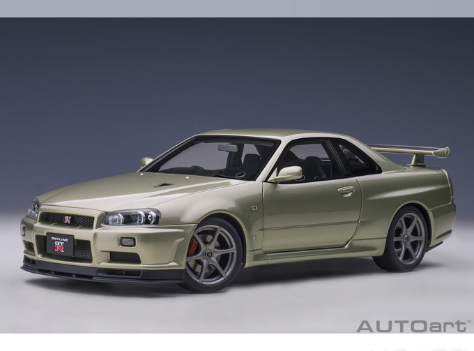 NISSAN Skyline GT-R (R34) V-SPEC II “NUR” (millennium jade)