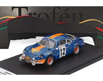 RENAULT Alpine A110 (night Version) №12 3rd Rally Cote Fleurie (1977) Guillaume De Saint Pierre - Regine Plessy, Blue Orange