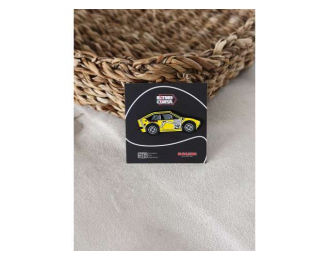 Значок Pin Alfa Romeo Alfetta GTV 2.0 *RITMOCORSA*, yellow