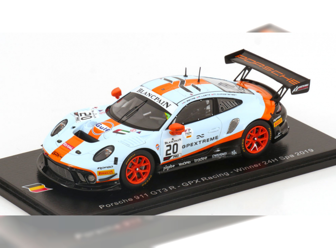 PORSCHE 911 GT3 R Winner 24h Spa, Lietz/Christensen/Estre (2019)