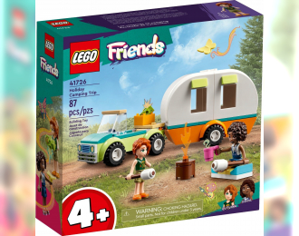AUTOMOBILE Lego Friends - Camping Holiday - Car With Trailer Roulotte - 87 Pezzi - Pieces, Various