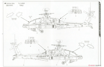 Сборная модель AH-64D/DJ Apache