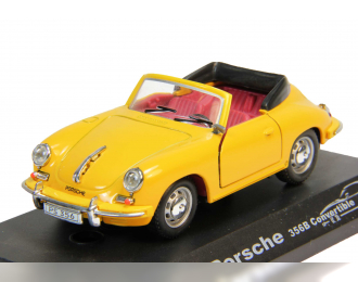 PORSCHE 356B Convertible, yellow