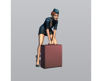 Фигурка 764 Стюардесса 6, окрашенная