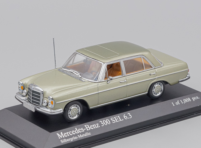 MERCEDES-BENZ 300 SEL 6.3 W109 (1968), bright green