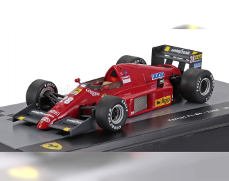 FERRARI F1 F1/86 №28 Season (1986) Stefan Johansson - Con Vetrina - With Showcase, Red Black