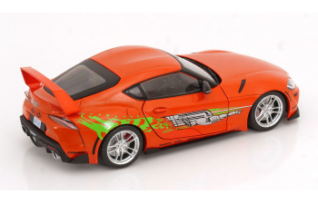 TOYOTA GR Supra Tribute (2024), orange-metallic green