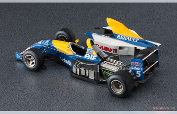 Сборная модель WILLIAMS F1 Fw14b Renault N5 World Champion Season 1992 Nigel Mansell - All Metal Engine Datails, /