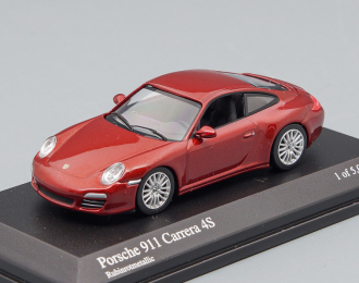 PORSCHE 911 Carrera 4S (2008), red metallic