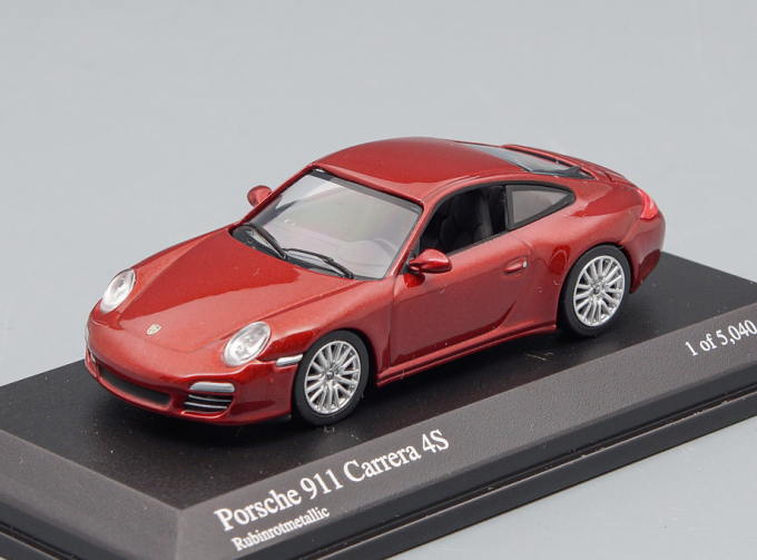 PORSCHE 911 Carrera 4S (2008), red metallic