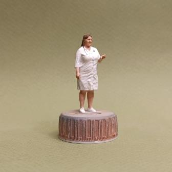 Фигура 0894 Тётя Яна педиатр, окрашенная (цвет в ассортименте)