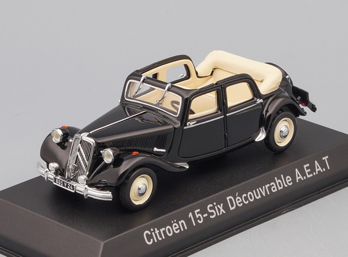 CITROËN Traction 15 Six Découvrable A.E.A.T 1951, black