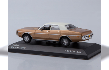 DODGE Coronet (1973), metallic brown / creme